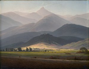 WarmbrunnからLittle Balaclavaへの眺め 作： Caspar David Friedrich